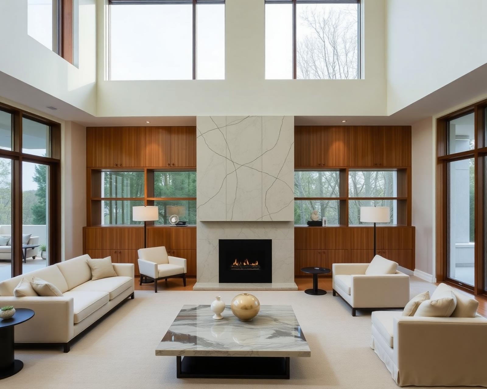 Luxury living room interior at Lions Valley